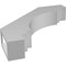 Ekena Millwork 3-in. W x 16-in. D x 16-in. H Pescadero Architectural Grade PVC Knee Brace BRCP03X16X16PEC - alternate 5